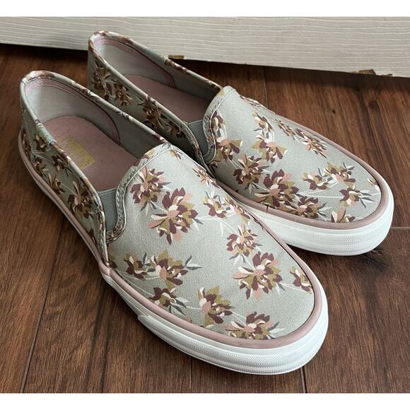 KEDS Double Decker Floral Slip On Casual Shoes Sneakers - Picture 1 of 10